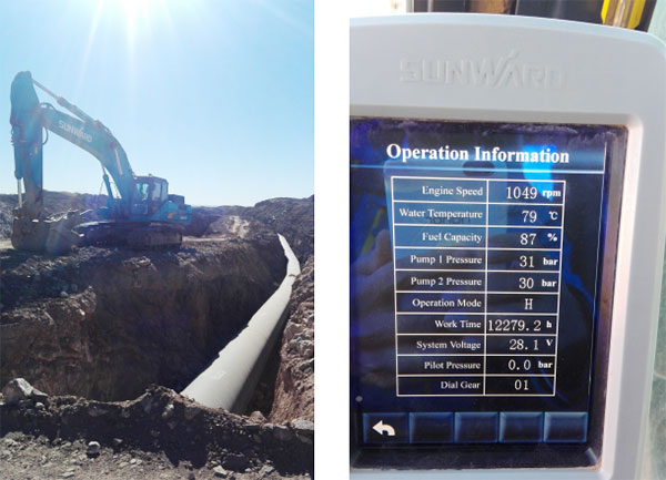 伊朗客户点赞恒峰g22智能全系列液压挖掘机