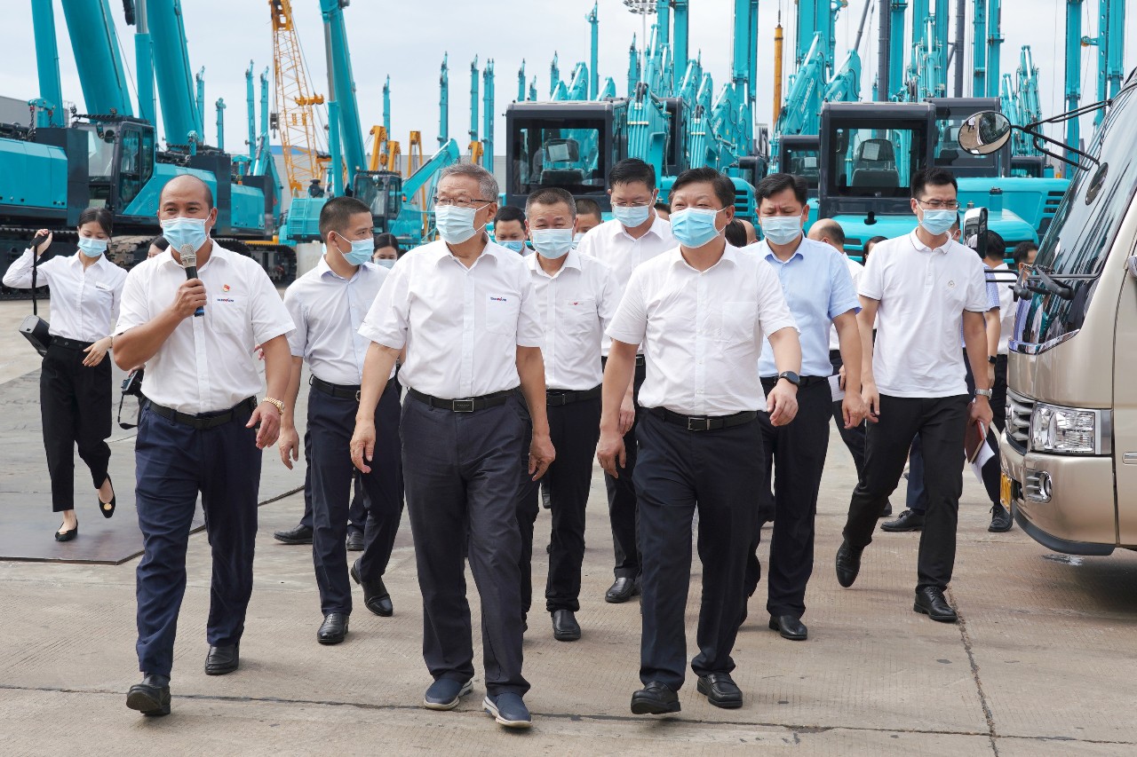 长沙县委书记付旭明调研恒峰g22智能