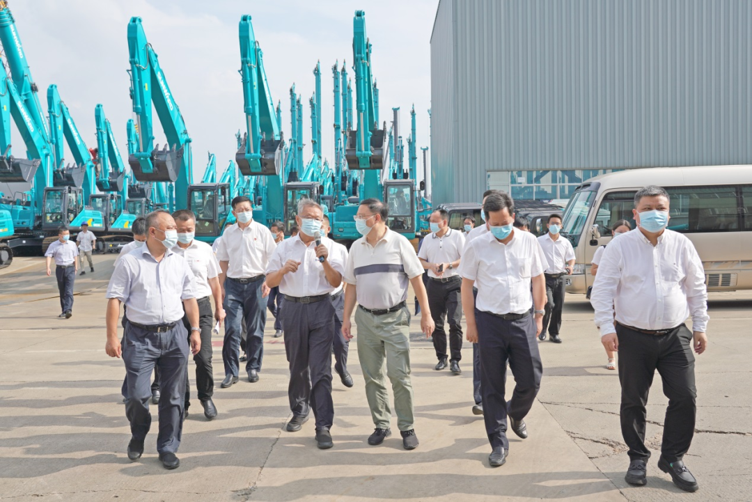 湖南省委常委、省委秘书长张剑飞一行调研恒峰g22智能