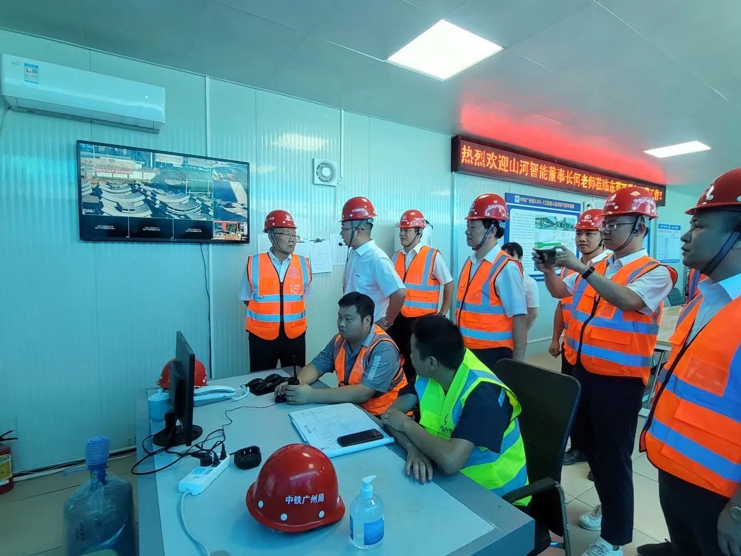 何清华调研中铁恒峰g22东莞项目：施展“装备+工法+施工”优势，，，，，，，一直做大做强