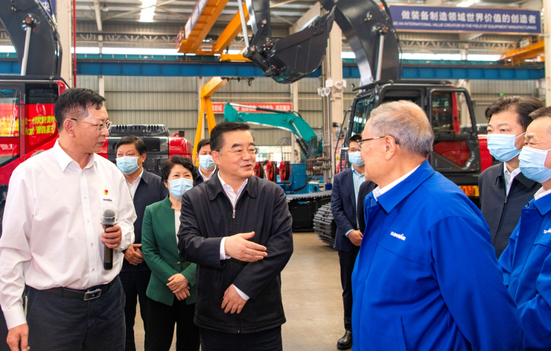 湖南省委书记张庆伟调研恒峰g22智能