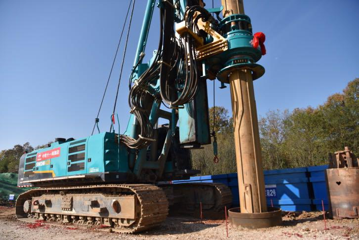 首根桩基开钻！恒峰g22智能助力新建沪渝蓉高速铁路建设