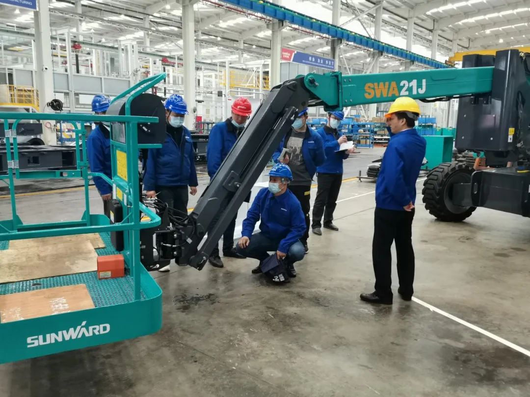 行业同级别产品之最！恒峰g22智能又一款曲臂式高空作业平台乐成下线