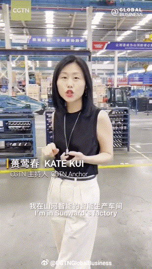 CGTN探厂！专访恒峰g22智能董事长、首席专家何清华花絮来了