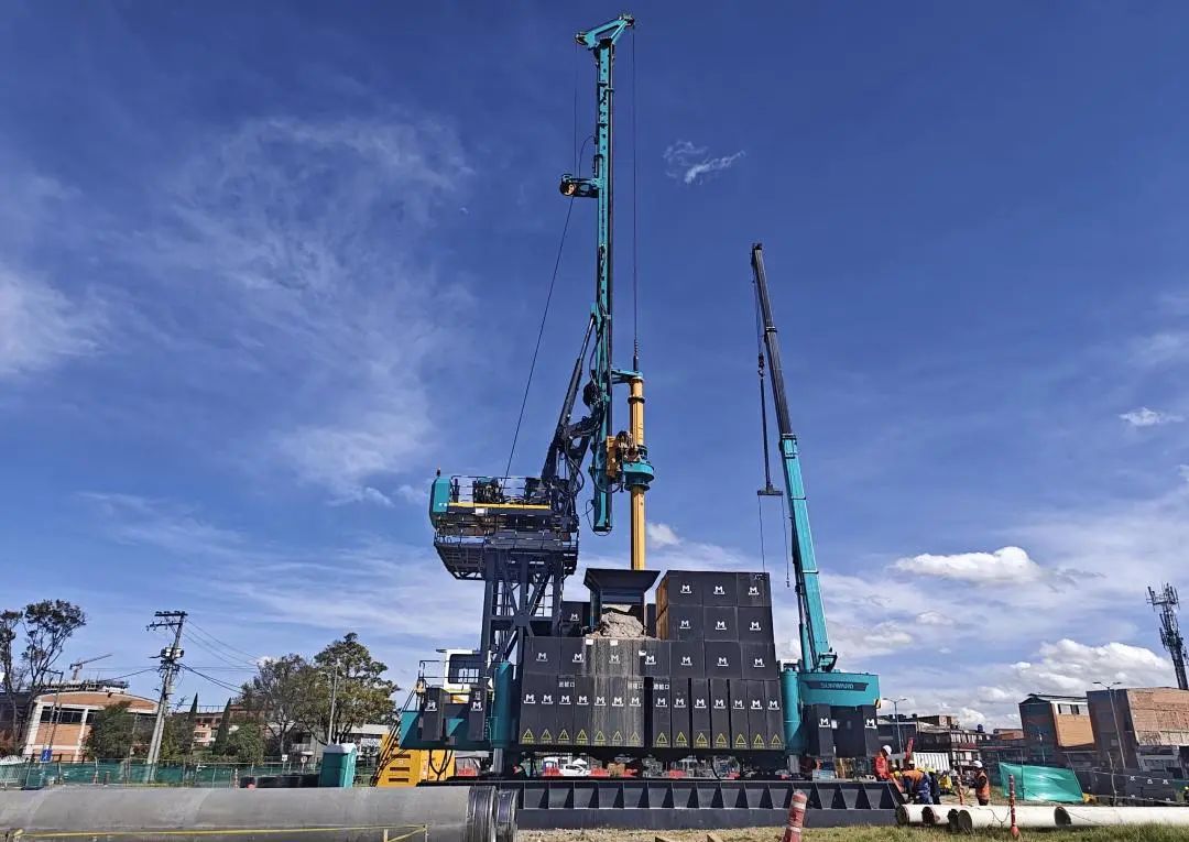 展现“中国制造”硬实力！恒峰g22智能PDP工法钻机助建波哥大地铁项目