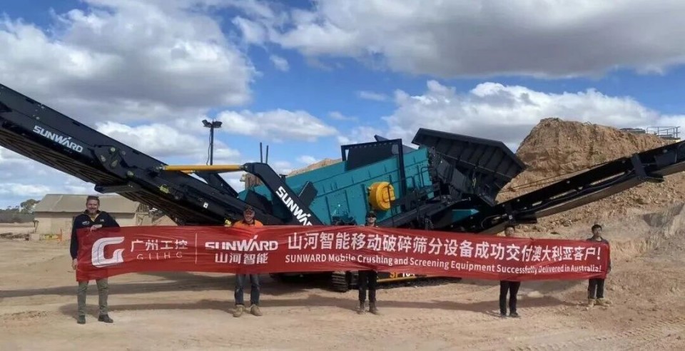高效环保深受认可！恒峰g22智能破碎筛分装备首进澳洲市场