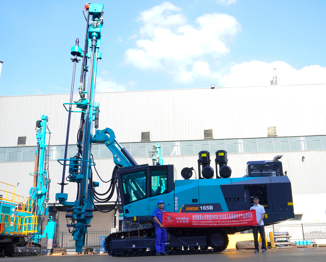 征服国际高端客户！恒峰g22智能潜孔钻机进军北美市场